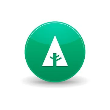 Forrst icon, simple style Stock Illustration