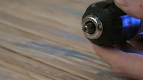 The forstner drill is spinning Stock Footage 103594659