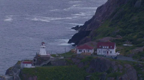 FORT AMHERST LIGHTHOUSE Stock-Footage 160431