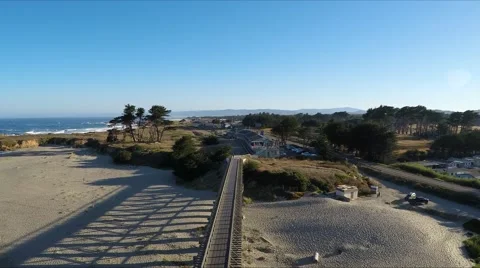 Fort Bragg - Walking Bridge 4 Stock Footage 54955957