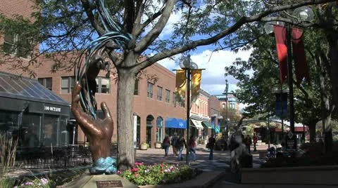 Fort Collins mall 動画素材 18546528