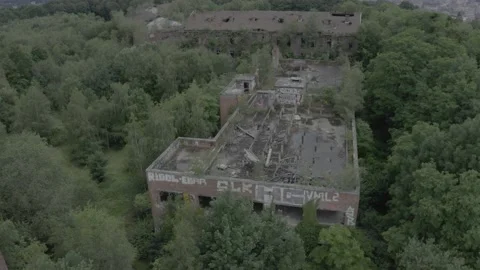 Fort de la chartreuse drone Stock Footage 159409798