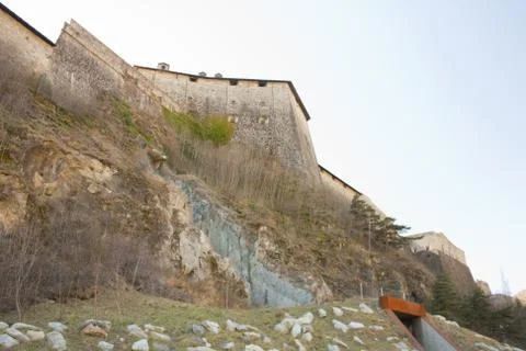 The fort of Exilles Stock Photos
