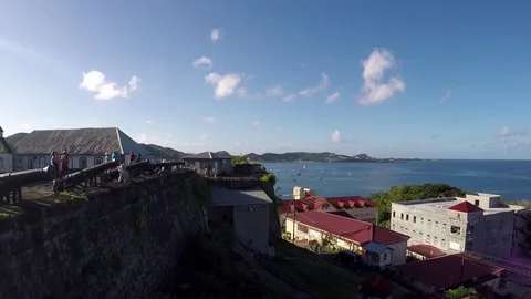 Fort George, Grenada Stock Footage 73304101