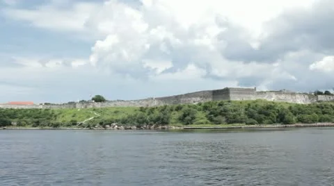 Fort in Havana Stock Footage 12366741