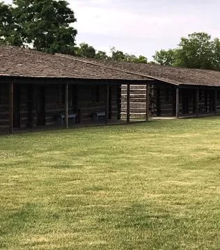 Fort Inner Yard Foto stock
