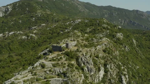 Fort Kosmac in Montenegro Stock Footage 139015653