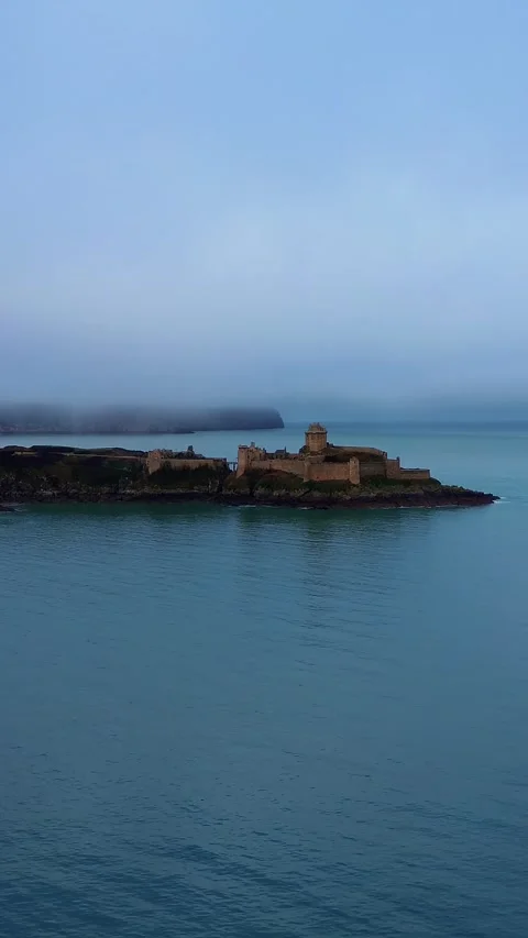 Fort la Latte, Cotes Armor, France Video stock 309555737