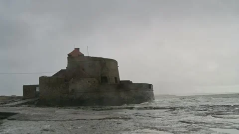 Fort Mahon at the Opal Coast Video stock 133084058