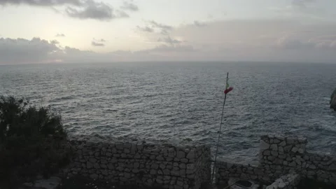 The fort of Orrico, Capri Video stock 133465918