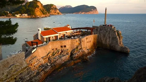 Fort in Petrovac Stock Footage 80944209