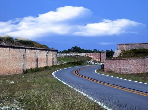 Fort Pickens Ruins Stock Photos