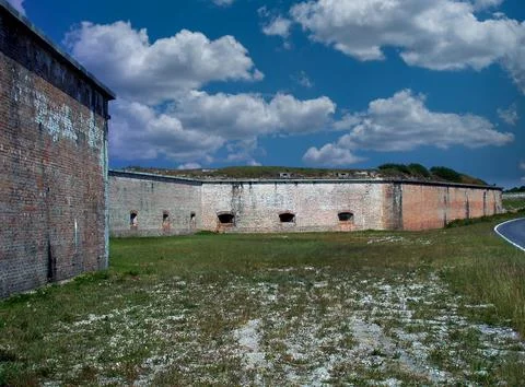 Fort Pickens Ruins Stock Photos