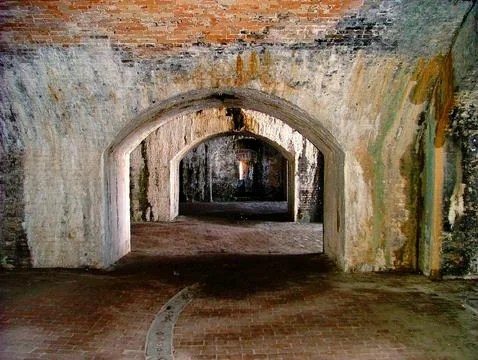 Fort Pickens Ruins Stock Photos