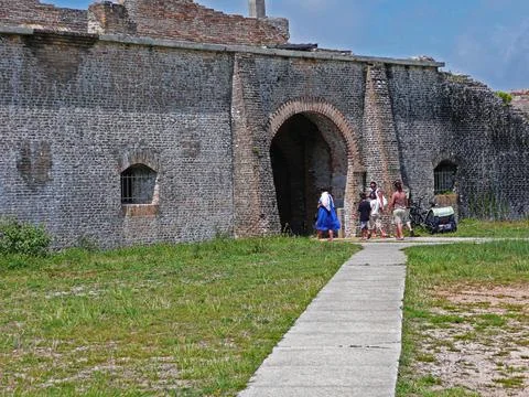 Fort Pickens Ruins Stock Photos