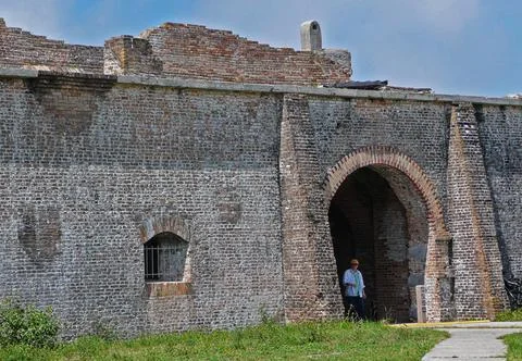 Fort Pickens Ruins Stock Photos