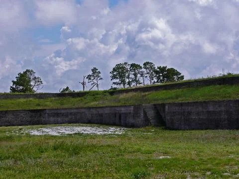 Fort Pickens Ruins Stock Photos