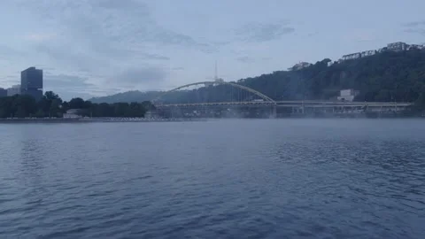 Fort Pitt Bridge Stock Footage 155121896