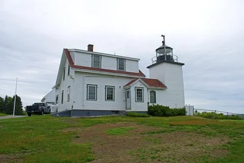 Fort Point Lighthouse -01 Stock Photos
