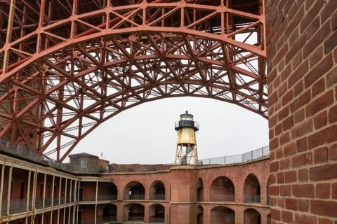 Fort Point Lighthouse Stock Photos