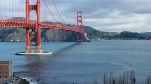 Fort Point Surfing Stock Footage 48901785
