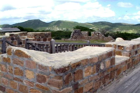 Fort Ruins Vídeos de archivo 817661