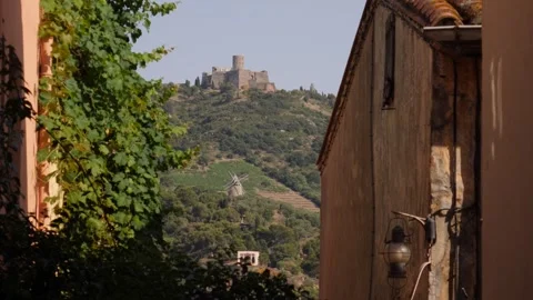 Fort Saint-Elme: Six-Pointed Star Military Fortification Video stock 339275428
