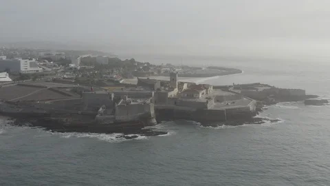 A fort by the sea 3 Stock Footage 124223325