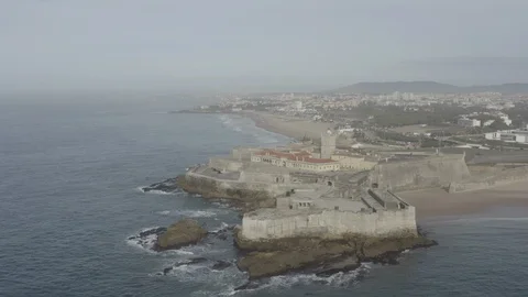 A Fort By the Sea  Stock Footage 124224064