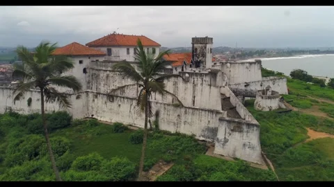 Fort St Jago Fly-by Vídeos de archivo 310046338