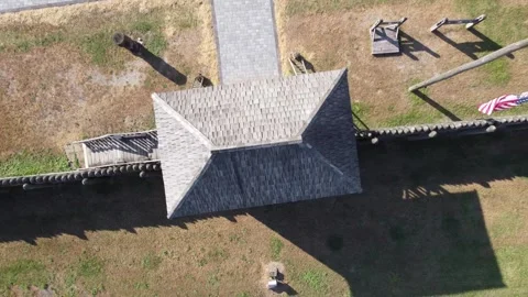 Fort Steuben Rocket Shot Stock Footage 278343346