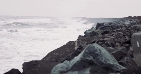 Fort Stevens Oregon Jetty Stock Footage 260651410