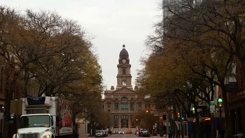 Fort Worth Courthouse Video stock 83146316