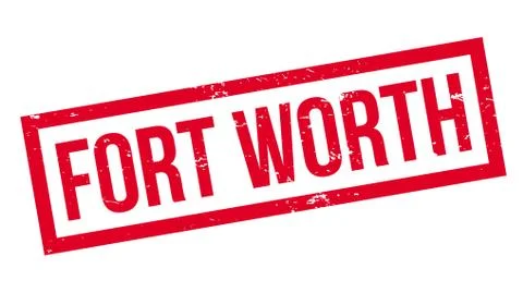 Fort Worth rubber stamp Stock Illustration