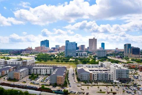 Fort Worth Skyline Stock Photos