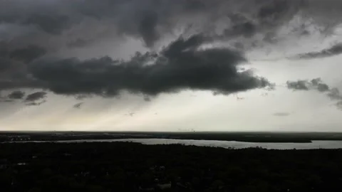 Fort Worth spring storm Stock Footage 236065031