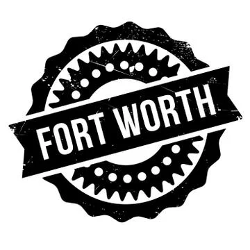 Fort Worth stamp Stock Illustration