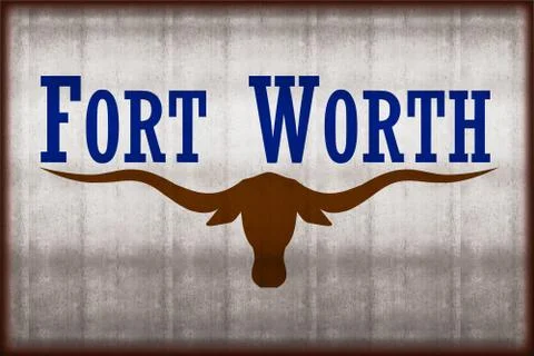 Fort Worth Texas Stock Illustration
