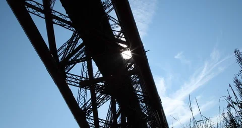 Forth Bridge Stock Footage 101312608