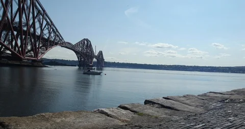 Forth Bridge Stock Footage 101312790