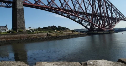 Forth Bridge Stock Footage 101312807