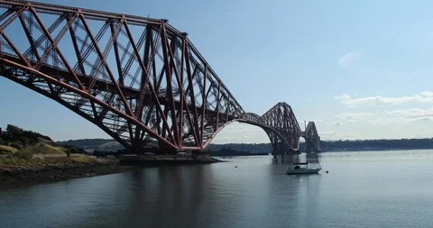 Forth Bridge Stock Footage 101312957