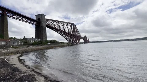 Forth Bridge Stock Footage 310914223