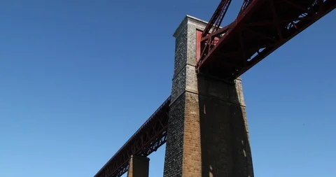 Forth Bridge, Scotland Video stock 101313204
