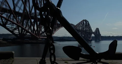 Forth Bridge, Scotland Stock Footage 101313221