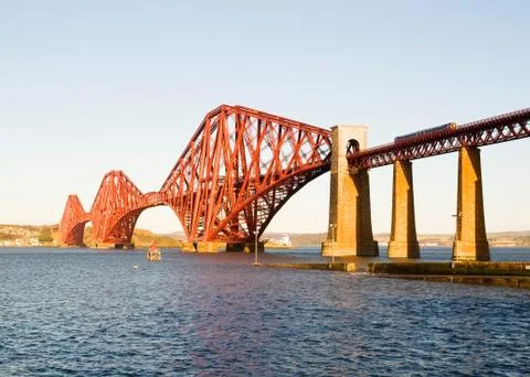 Forth bridge in scotland Foto stock