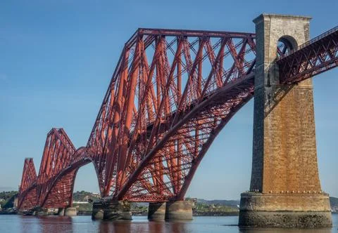 Forth Bridge In Scotland Stock Photos