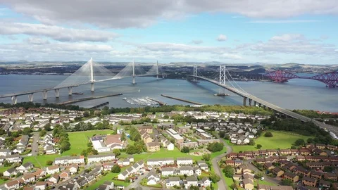 Forth Bridges Stock Footage 116048731