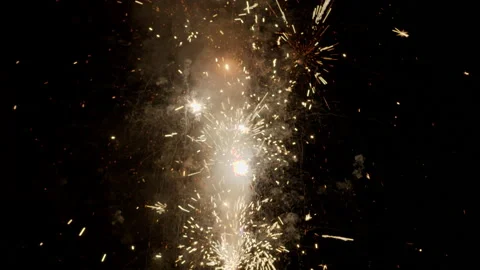 Forth of July Firework Finale Stock Footage 204041222