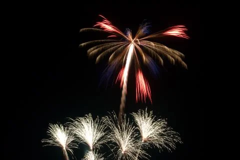 Forth of july fireworks Stock Photos